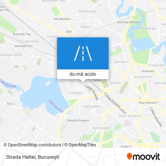 Hartă Strada Haltei