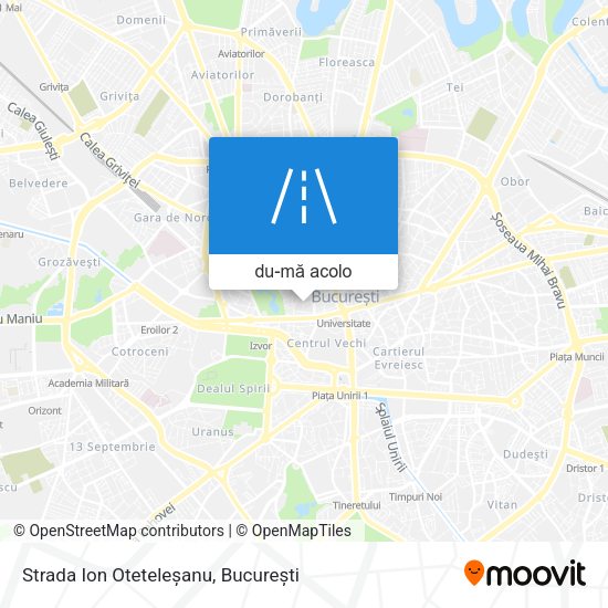 Hartă Strada Ion Oteteleșanu