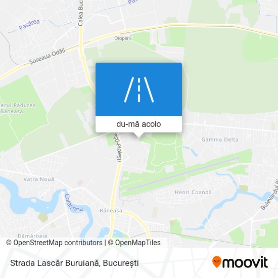 Hartă Strada Lascăr Buruiană