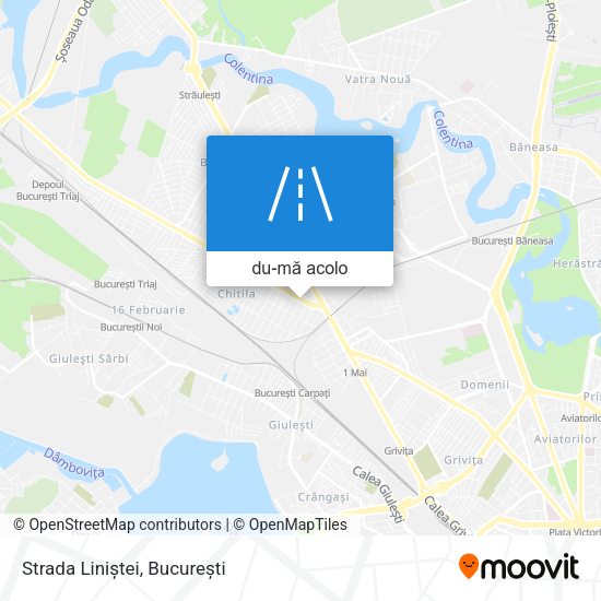 Hartă Strada Liniștei