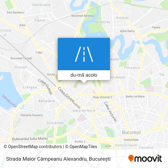 Hartă Strada Maior Câmpeanu Alexandru