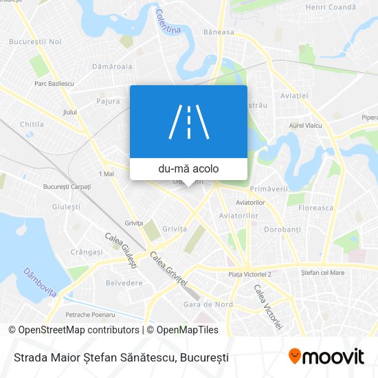 Hartă Strada Maior Ștefan Sănătescu