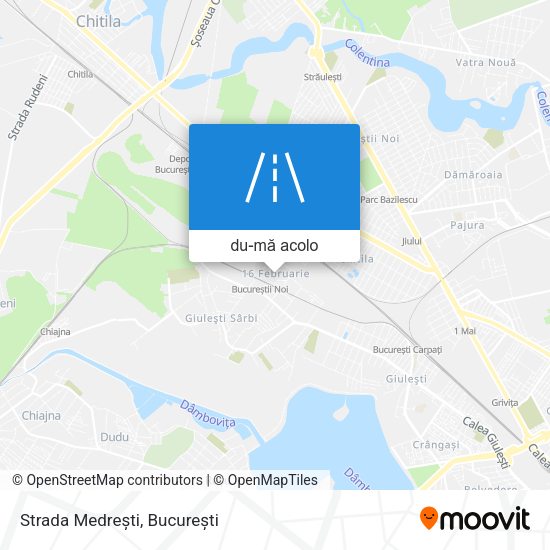 Hartă Strada Medrești