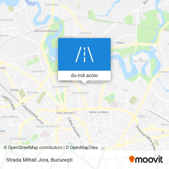 Hartă Strada Mihail Jora
