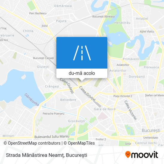 Hartă Strada Mănăstirea Neamț