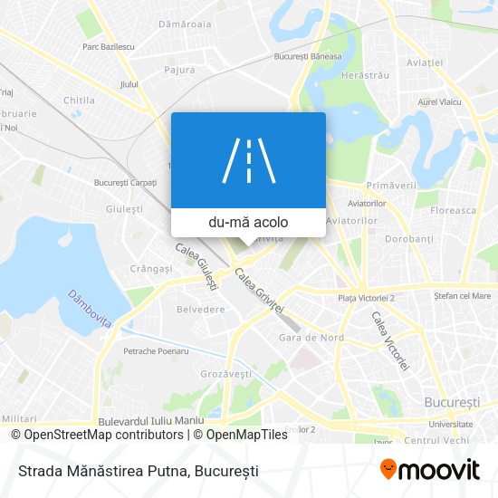 Hartă Strada Mănăstirea Putna