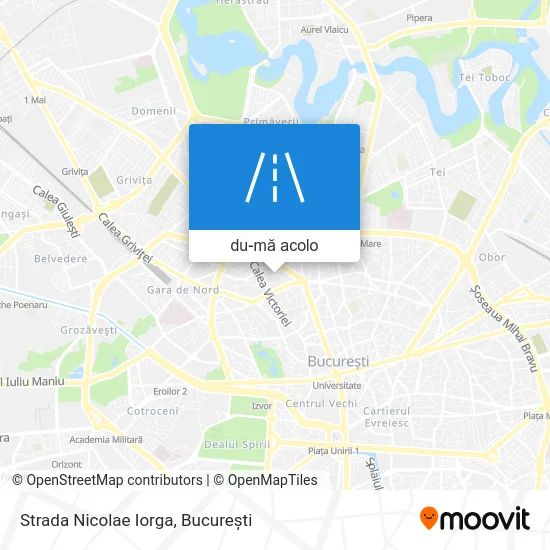 Hartă Strada Nicolae Iorga