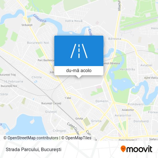 Hartă Strada Parcului