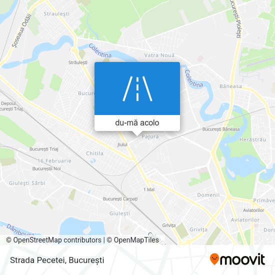 Hartă Strada Pecetei
