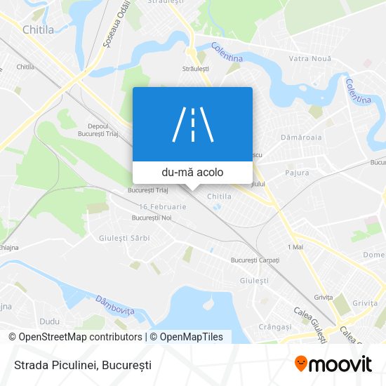 Hartă Strada Piculinei