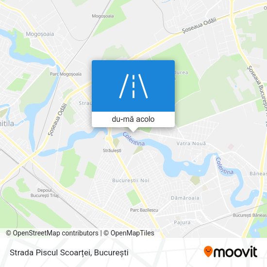 Hartă Strada Piscul Scoarței