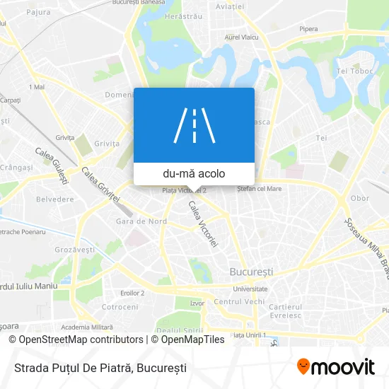 Hartă Strada Puțul De Piatră