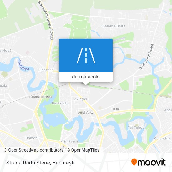 Hartă Strada Radu Sterie