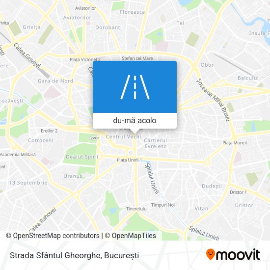 Hartă Strada Sfântul Gheorghe