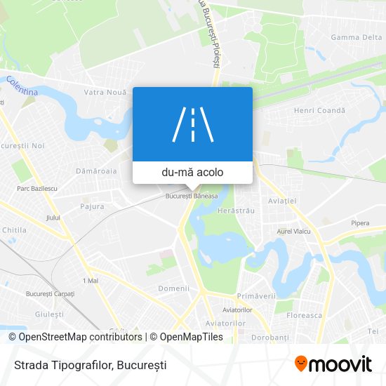 Hartă Strada Tipografilor