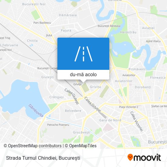 Hartă Strada Turnul Chindiei