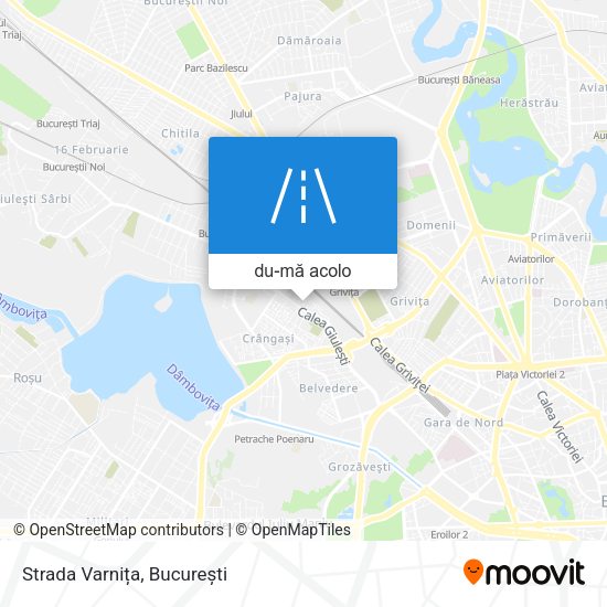 Hartă Strada Varnița