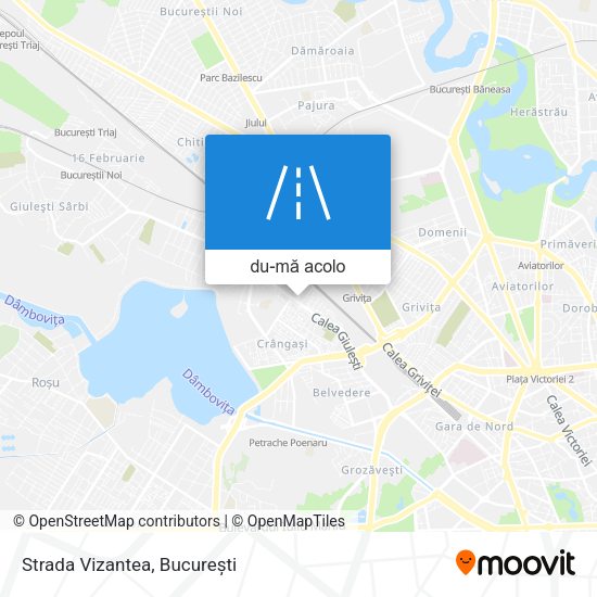 Hartă Strada Vizantea