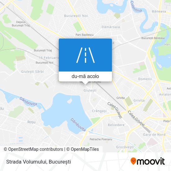 Hartă Strada Volumului