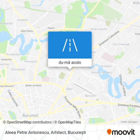 Hartă Aleea Petre Antonescu, Arhitect