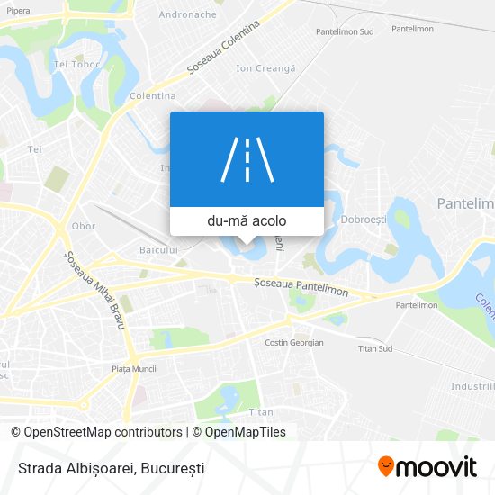 Hartă Strada Albișoarei