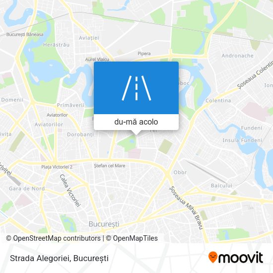 Hartă Strada Alegoriei