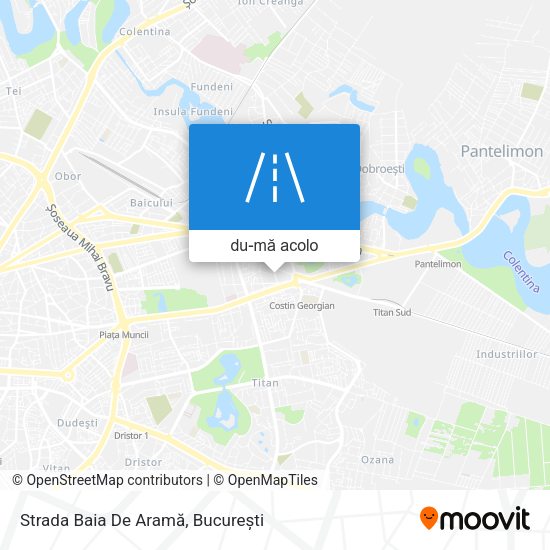 Hartă Strada Baia De Aramă