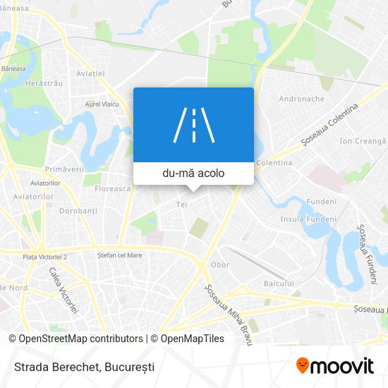 Hartă Strada Berechet