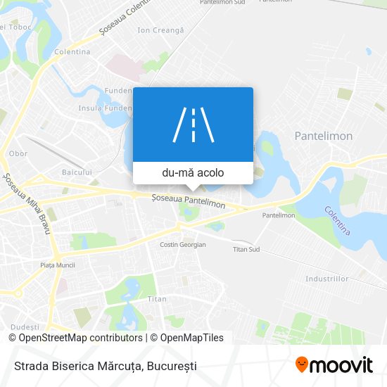 Hartă Strada Biserica Mărcuța