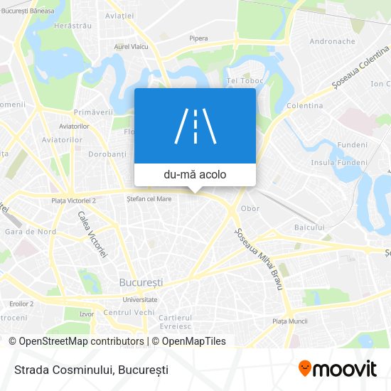 Hartă Strada Cosminului