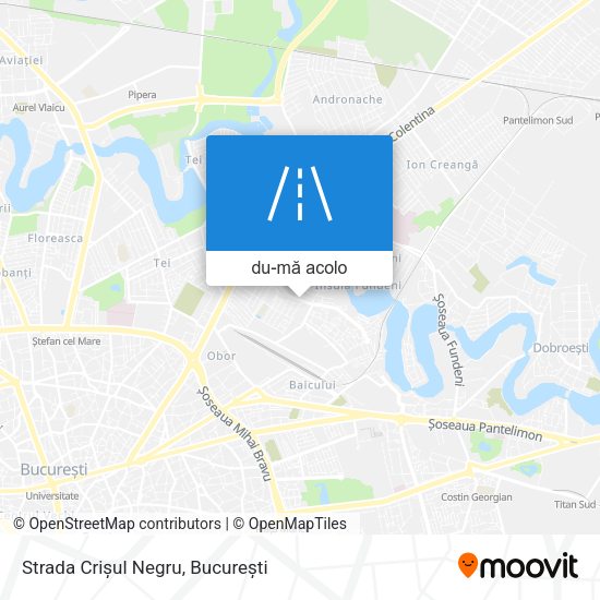 Hartă Strada Crișul Negru