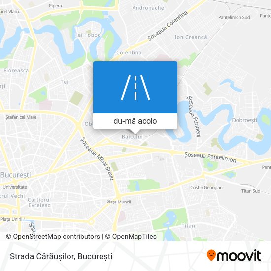 Hartă Strada Cărăușilor