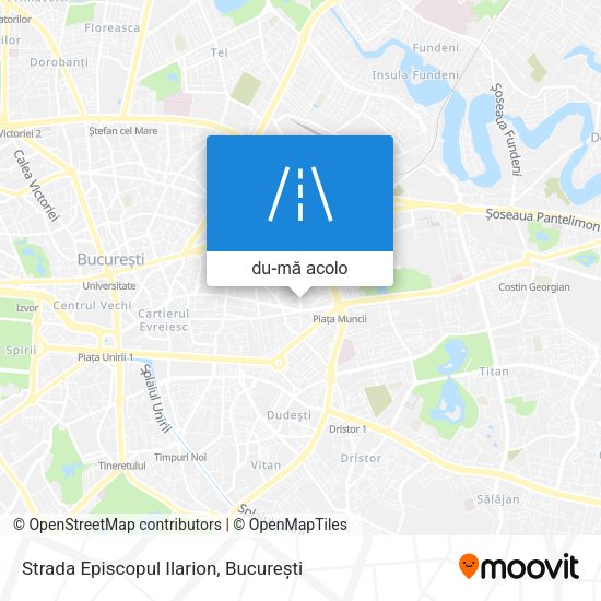Hartă Strada Episcopul Ilarion