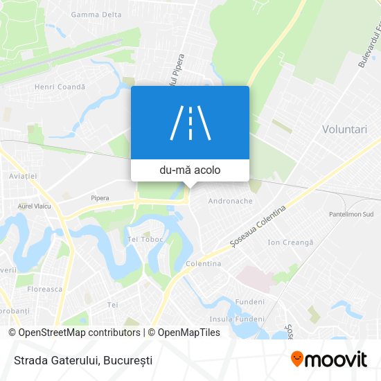 Hartă Strada Gaterului