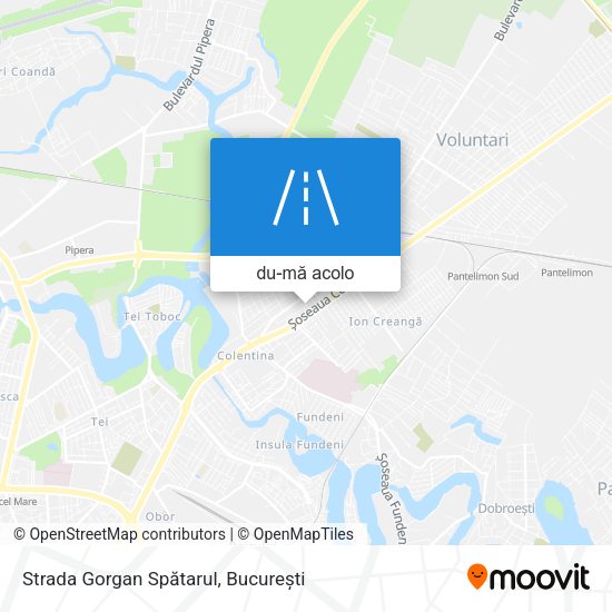 Hartă Strada Gorgan Spătarul