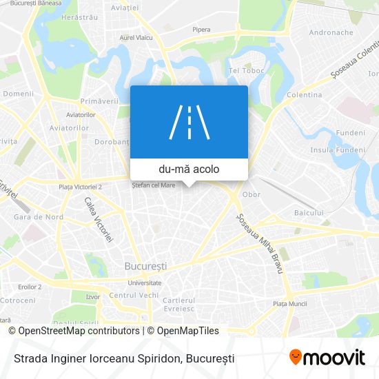Hartă Strada Inginer Iorceanu Spiridon