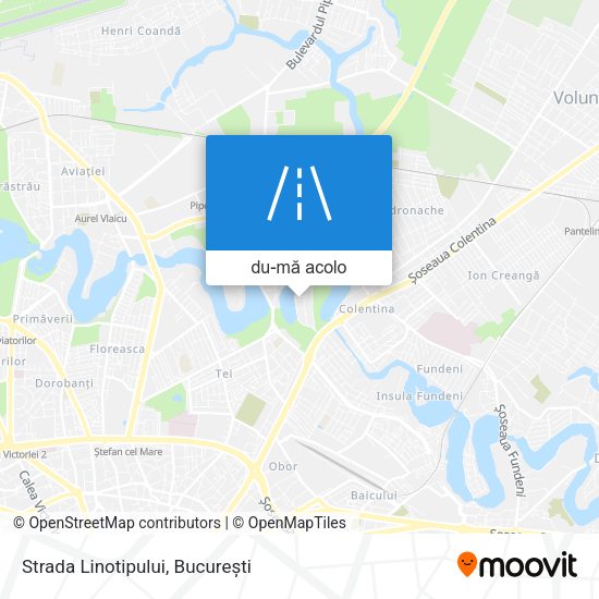 Hartă Strada Linotipului