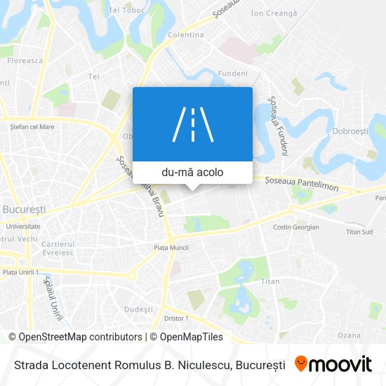 Hartă Strada Locotenent Romulus B. Niculescu