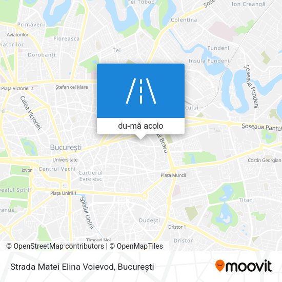 Hartă Strada Matei Elina Voievod