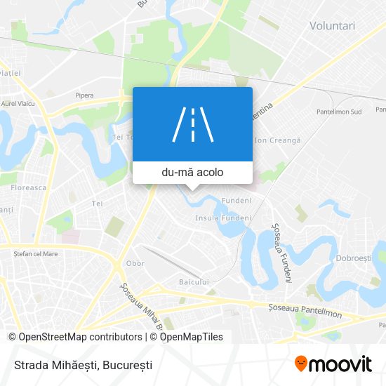 Hartă Strada Mihăești