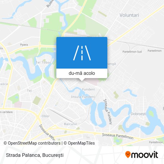 Hartă Strada Palanca