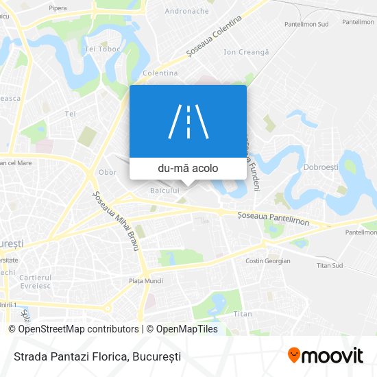 Hartă Strada Pantazi Florica
