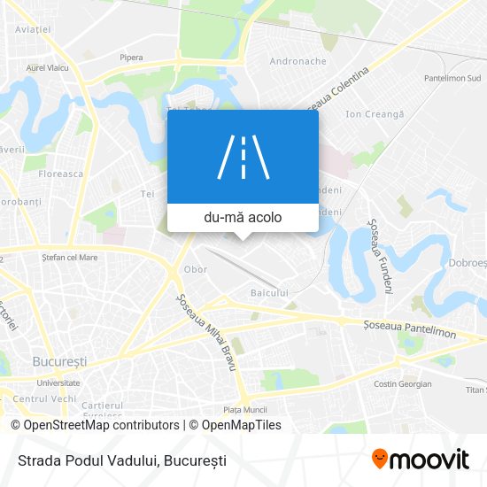 Hartă Strada Podul Vadului