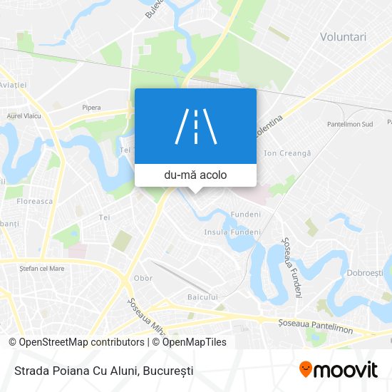 Hartă Strada Poiana Cu Aluni