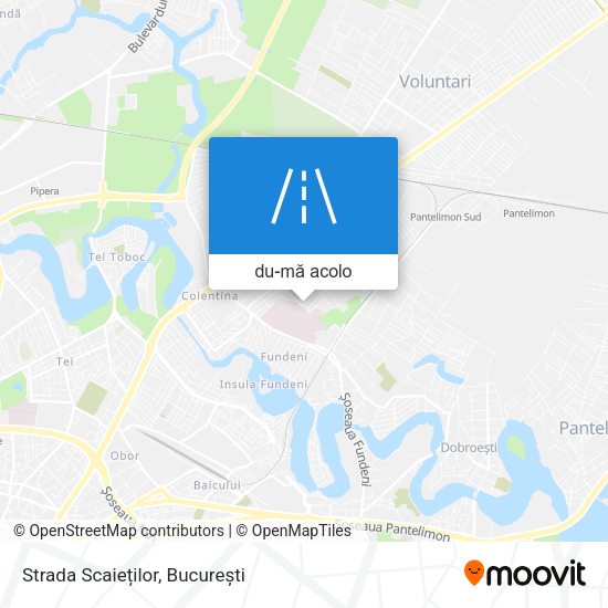 Hartă Strada Scaieților