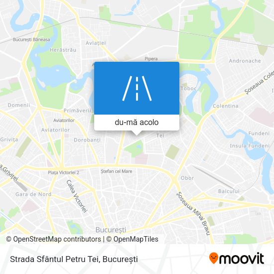 Hartă Strada Sfântul Petru Tei