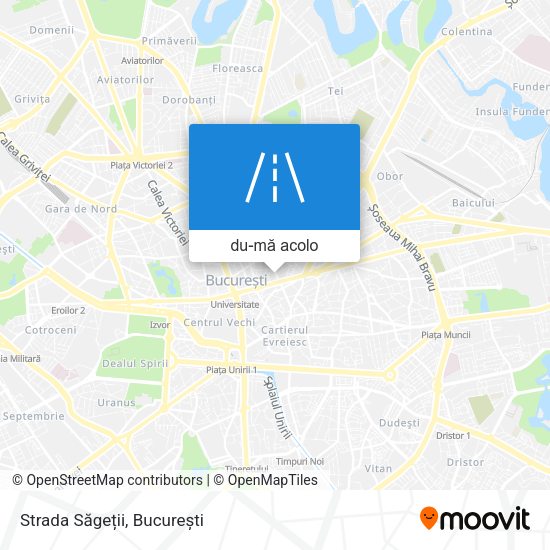 Hartă Strada Săgeții