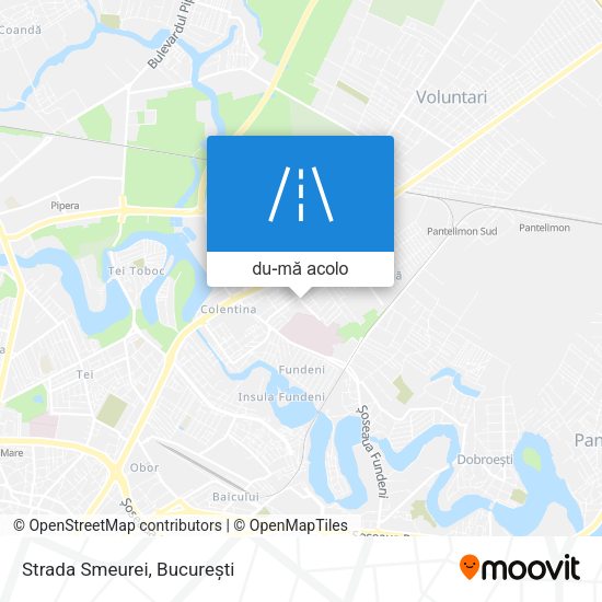 Hartă Strada Smeurei