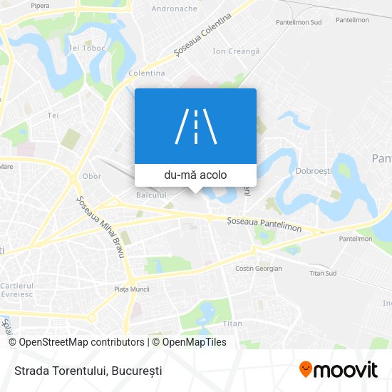 Hartă Strada Torentului