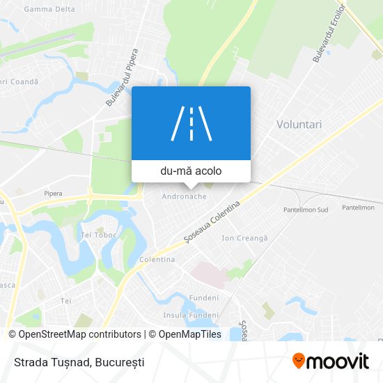 Hartă Strada Tușnad